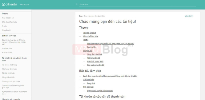 Sự có mặt của tài liệu hướng dẫn và giáo trình